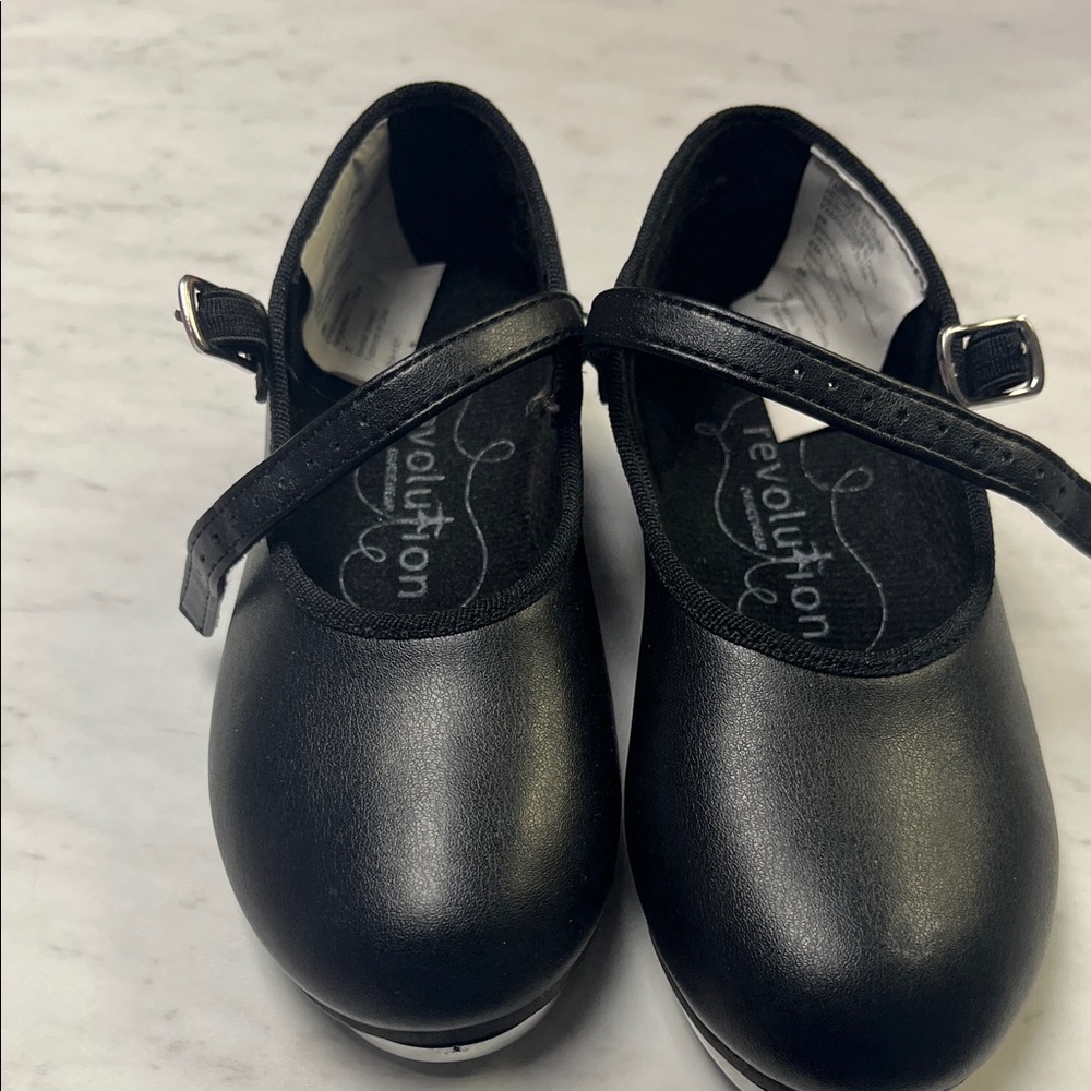 Revolution Classic Black Kids Tap Shoes